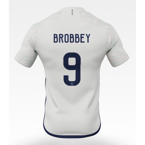 Ajax Brian Brobbey #9 Gostujuci Dres 2023-24 Kratak Rukav